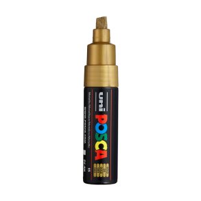 Guld Posca Tusch 8 mm