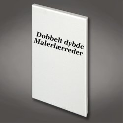 Malerlrreder 80 x 120 cm Dobbelt dybde 