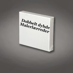 Malerlrreder 20 x 20 cm. - Dobbelt dybde