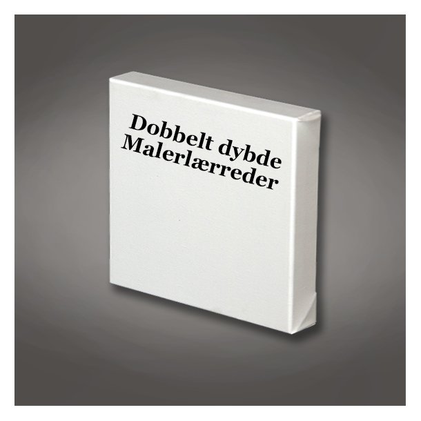 Malerlrreder 30 x 30 cm. - Dobbelt dybde