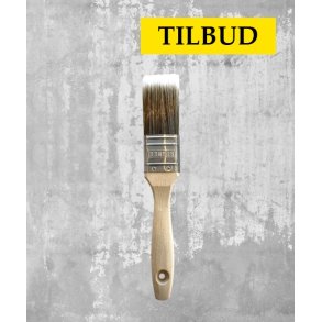 Flad pensel 38 mm med silk-tip 