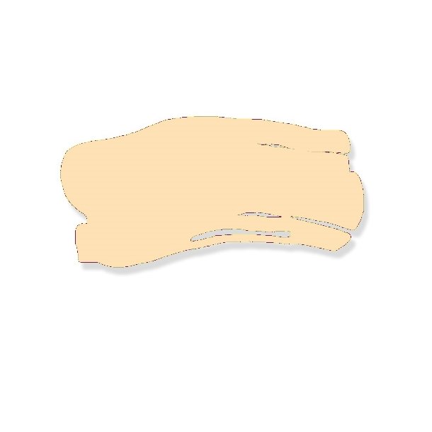 Buff Titanium 024 - Cryla akrylmaling 75 ml