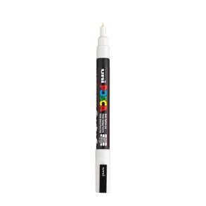 Hvid Posca Tusch 0,9 - 1,3 mm