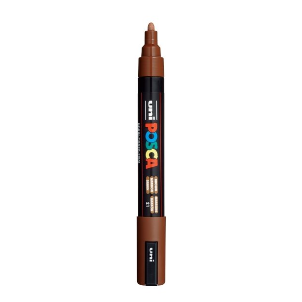 Brown Posca Tusch 1,8 - 2,5 mm