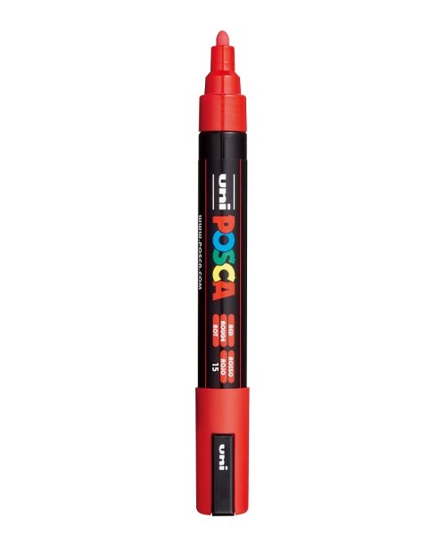 Red Posca Tusch 1,8 - 2,5 mm - Posca Tuscher - Bogø Design